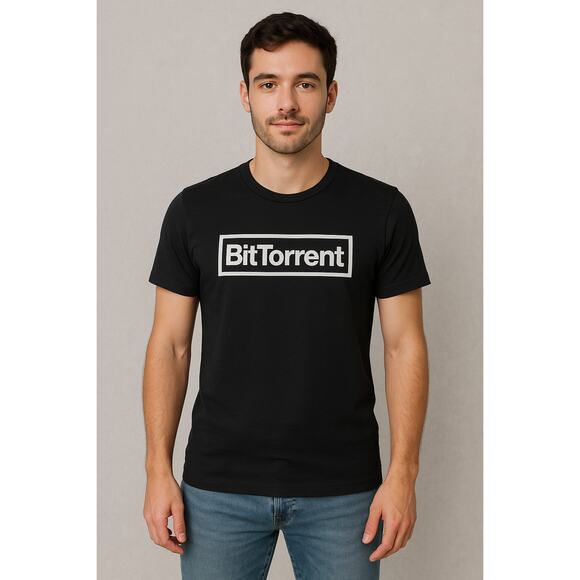 BitTorrent -Mens T-Shirt- Size Small - Picture 1 of 5